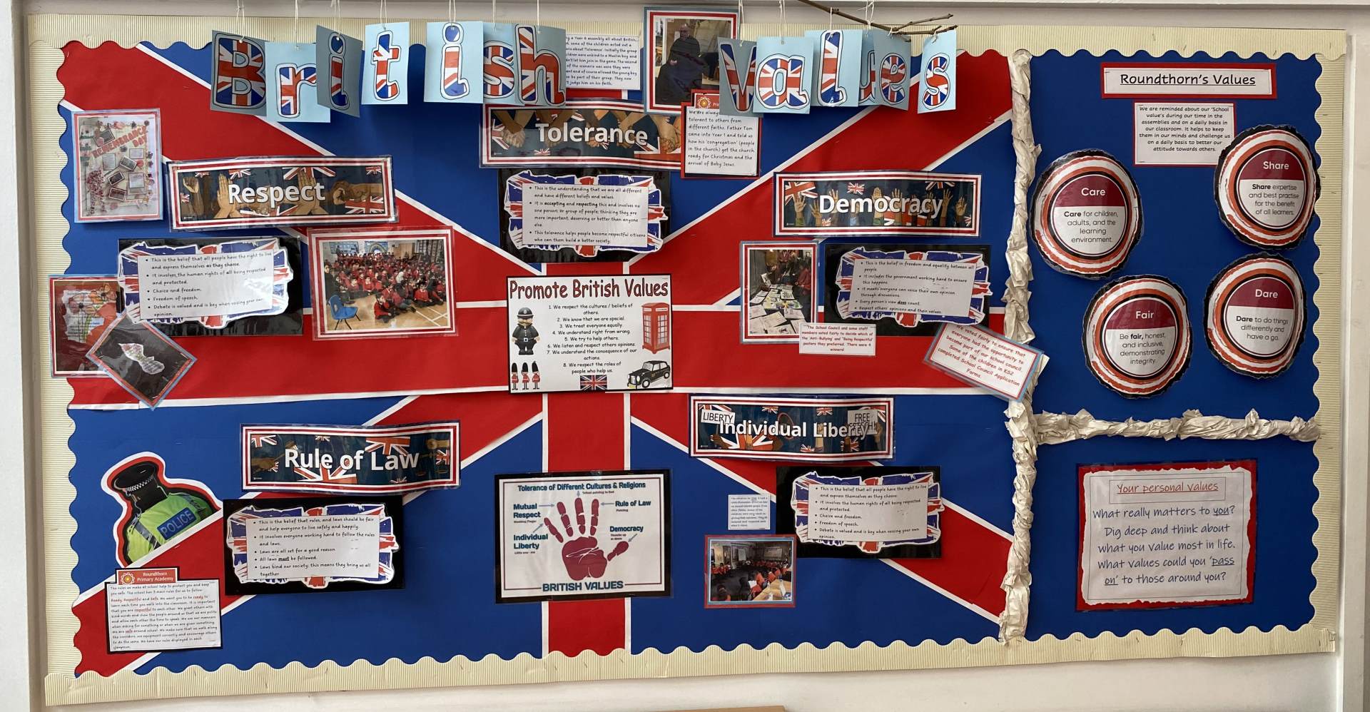 British Values Display